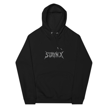 “STAYN.X” Hoodie - Obsidian Black