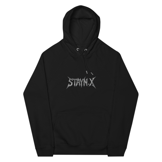 “STAYN.X” Hoodie - Obsidian Black
